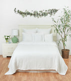 Bamboo Sherpa Blanket - White